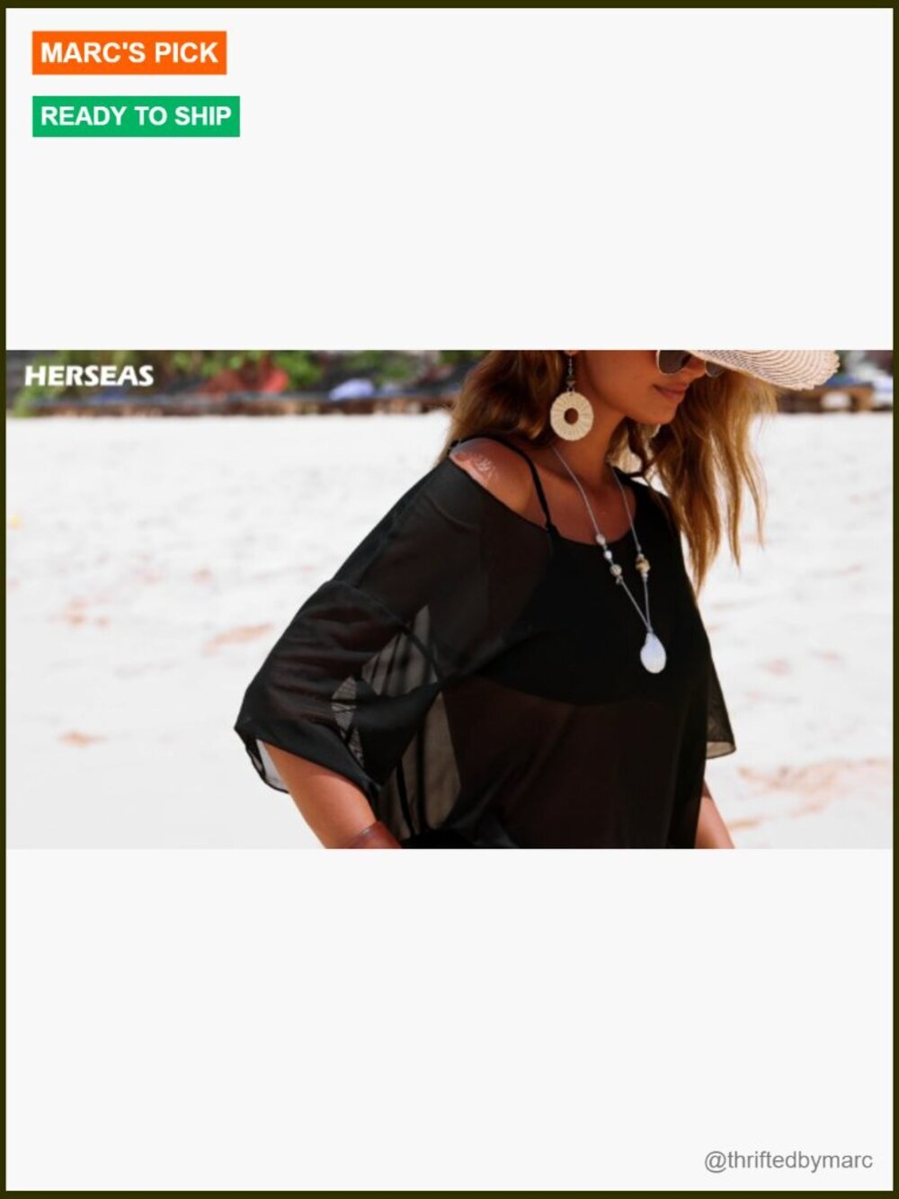 Short Sleeve Beach Cover Up Dress Swimsuit Sundress Vacation Summer - Picture 7 of 7